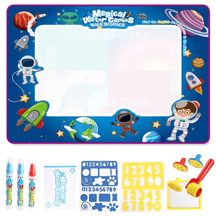 Vibe Geeks Reusable Mess Free Aqua Magic Doodle Mat