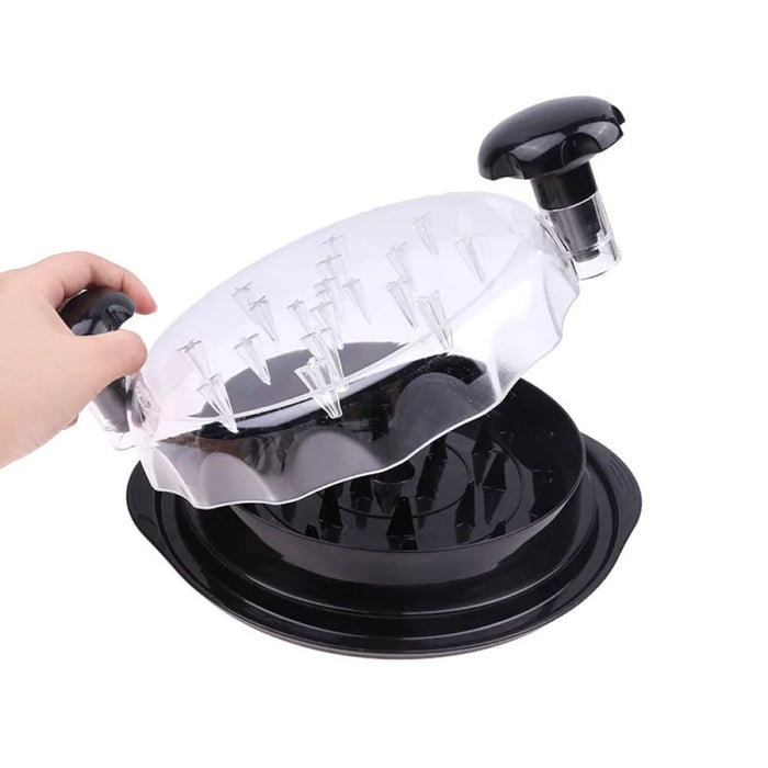 Vibe Geeks Reusable Transparent Manual Chicken Meat Mincer