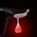 Vibe Geeks Silicone Heart Shape Cycling Lights For Bicycle