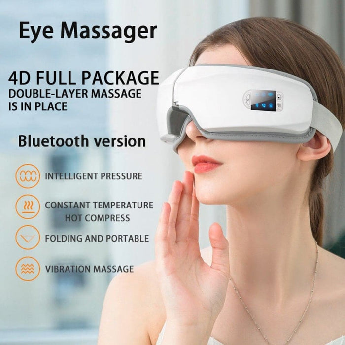 Vibe Geeks 4d Smart Airbag Vibration Eye Massager Care