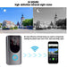Vibe Geeks Smart Wireless Wi - fi Hd Video Doorbell