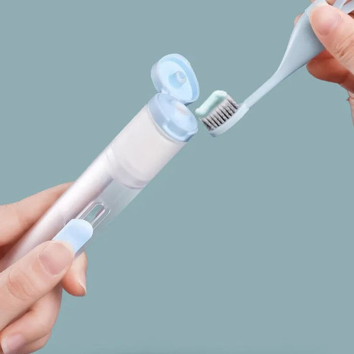 Vibe Geeks Soft Bristles Portable Travel Toothbrush