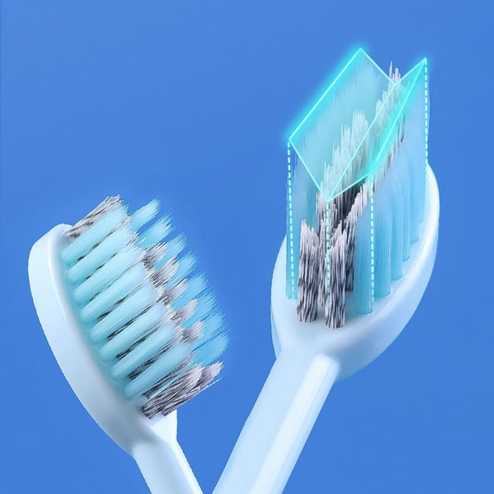 Vibe Geeks Soft Bristles Portable Travel Toothbrush