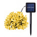 Vibe Geeks Solar Powered Flower String Lights Cherry