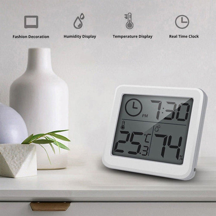 Vibe Geeks Thermometer And Humidity Monitor With 3.2‚äù