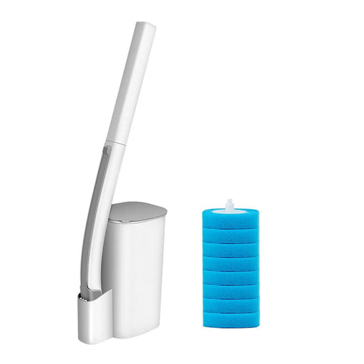 Vibe Geeks Wall - mounted Toilet Brush Set With Storage