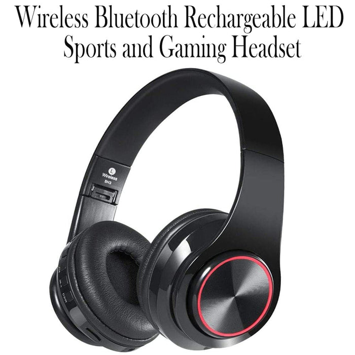 Vibe Geeks Wireless Bt Usb Rechargeable Led Sports