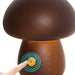 Vibe Geeks Wooden Mushroom Led Night Light for Bedroom