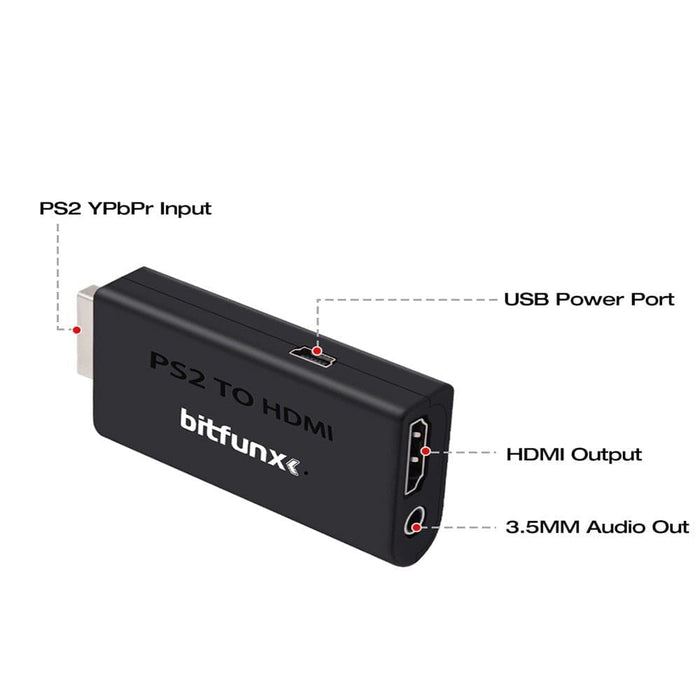 Video And Audio Ypbpr Ps2 To Hdm - compatible Converter