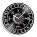 Viking Vegvisir Runes Vinyl Record Wall Clock