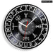 Viking Vegvisir Runes Vinyl Record Wall Clock