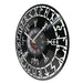 Viking Vegvisir Runes Vinyl Record Wall Clock