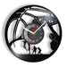 Vintage Basketball Player Vinyl Wall Clock