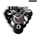 Vintage Billiards Vinyl Clock