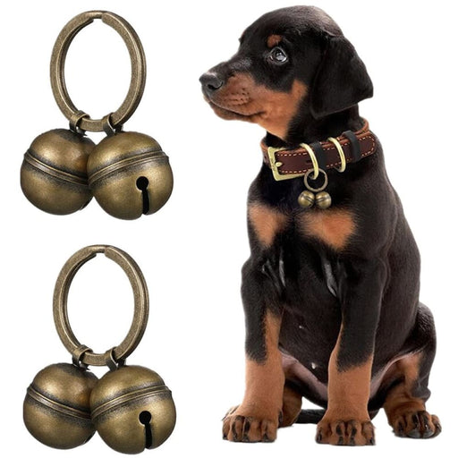 Vintage Brass Durable Crisp Sound Pet Tracker Jingle Bell