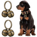 Vintage Brass Durable Crisp Sound Pet Tracker Jingle Bell