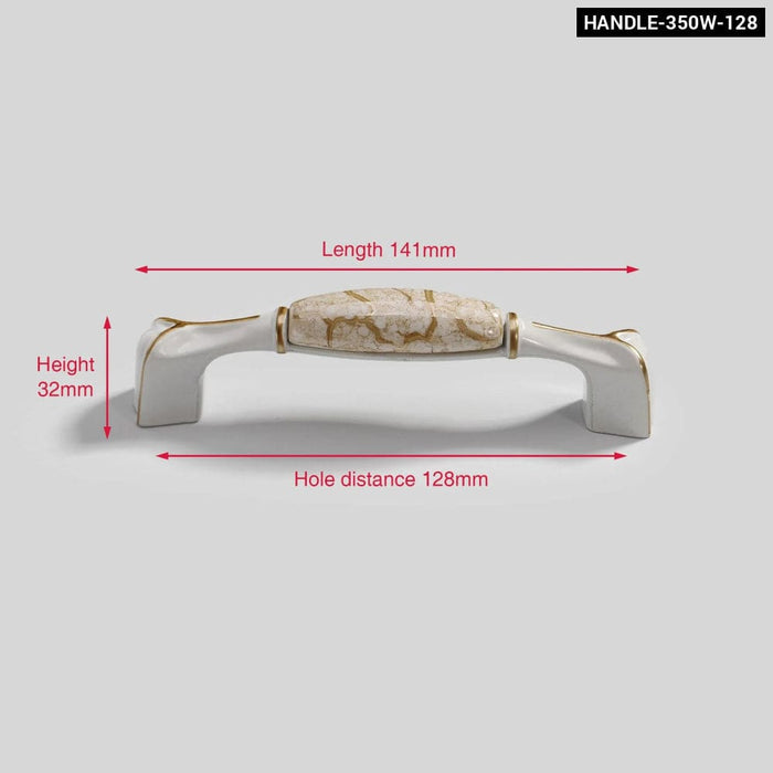 Vintage Cabinet Handles Plum Flower Design