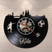 Vintage Cologne Skyline Vinyl Wall Clock