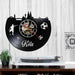 Vintage Cologne Skyline Vinyl Wall Clock