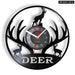 Vintage Deer Hunting Wall Clock