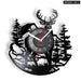 Vintage Deer Hunting Wall Clock