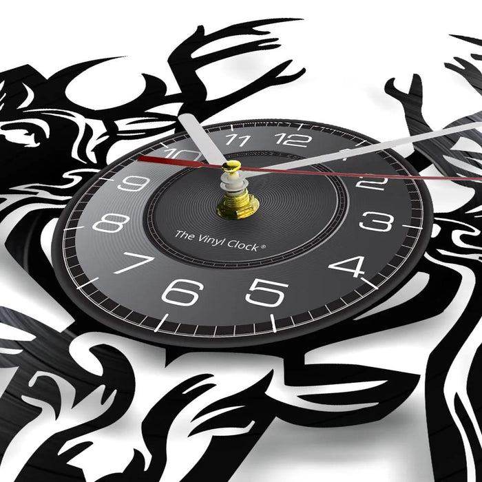 Vintage Deer Hunting Wall Clock