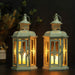 Vintage Glass Lighting Decorative Candle Lantern For Home
