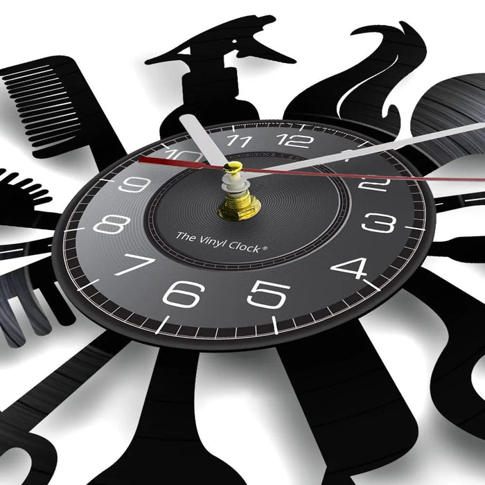 Vintage Hairdresser Wall Clock