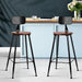 4x Vintage Industrial Bar Stool Retro Barstools Dining