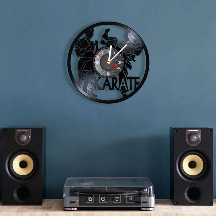 Vintage Karate Wall Clock