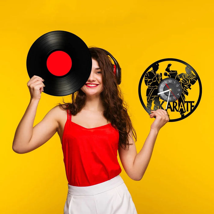 Vintage Karate Wall Clock