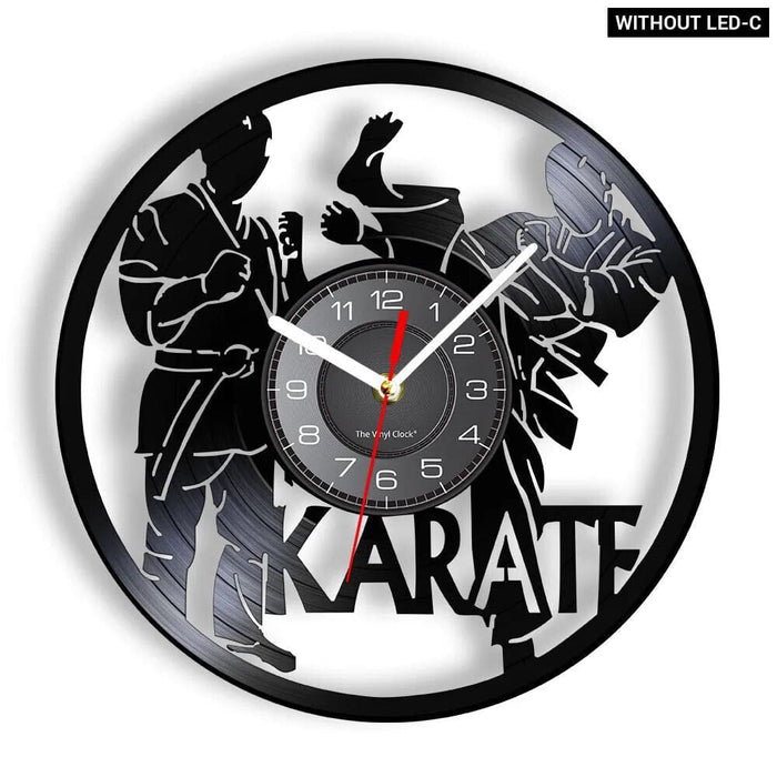 Vintage Karate Wall Clock