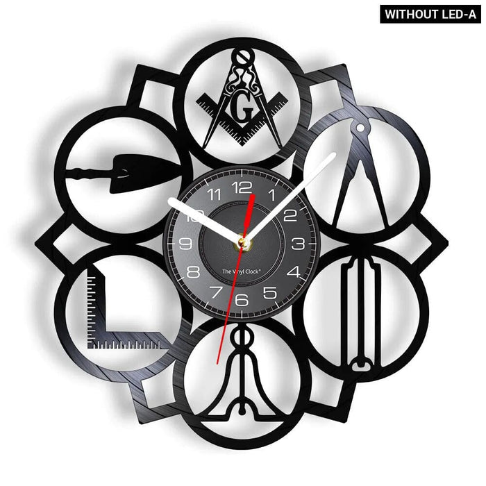 Vintage Masonic Wall Clock