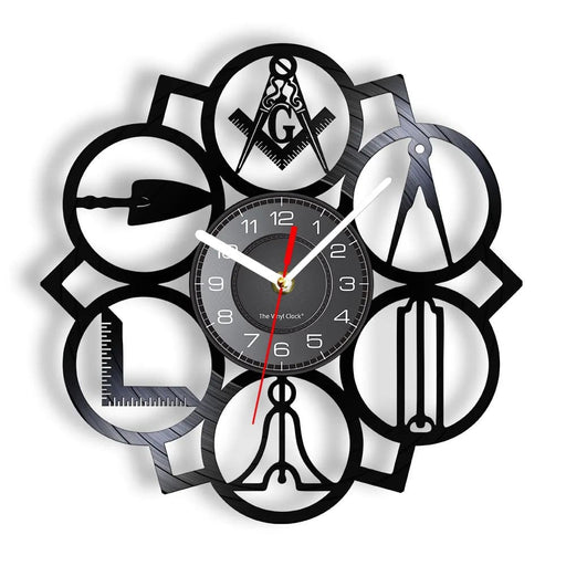 Vintage Masonic Wall Clock