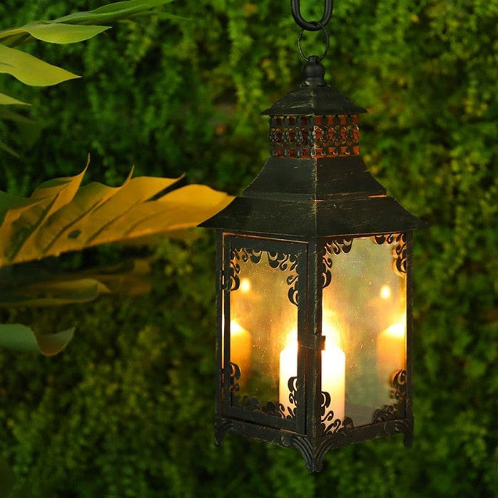 Vintage Metal Hanging Candle Holder Lanterns For Home Decor