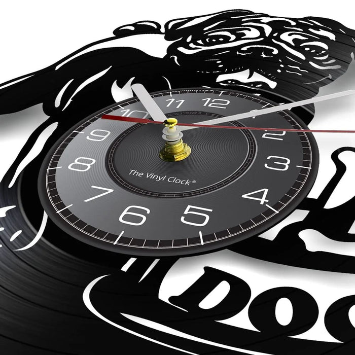 Vintage Pug Dog Wall Clock