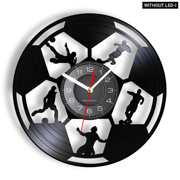 Vintage Soccer Ball Wall Clock