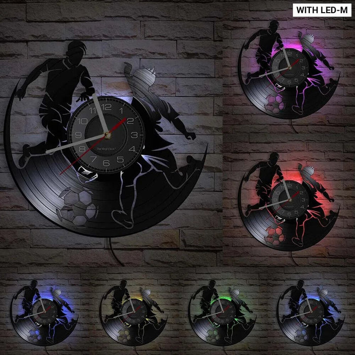 Vintage Soccer Ball Wall Clock