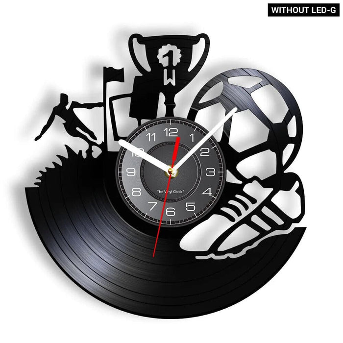 Vintage Soccer Ball Wall Clock