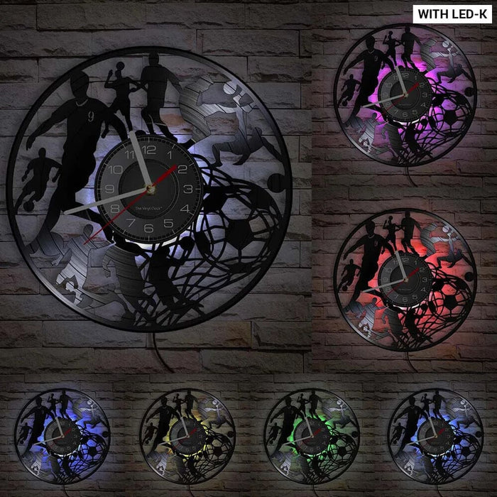 Vintage Soccer Ball Wall Clock