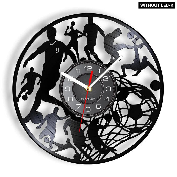 Vintage Soccer Ball Wall Clock