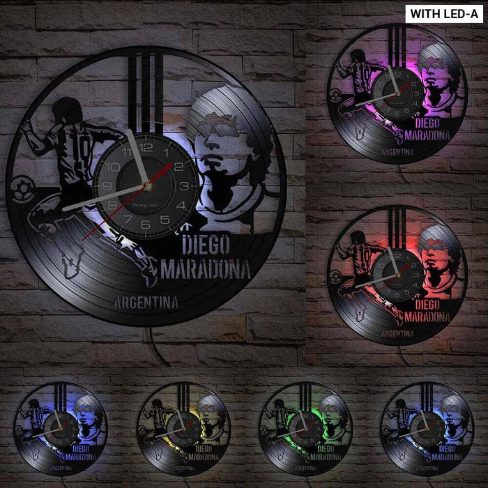 Vintage Soccer Ball Wall Clock