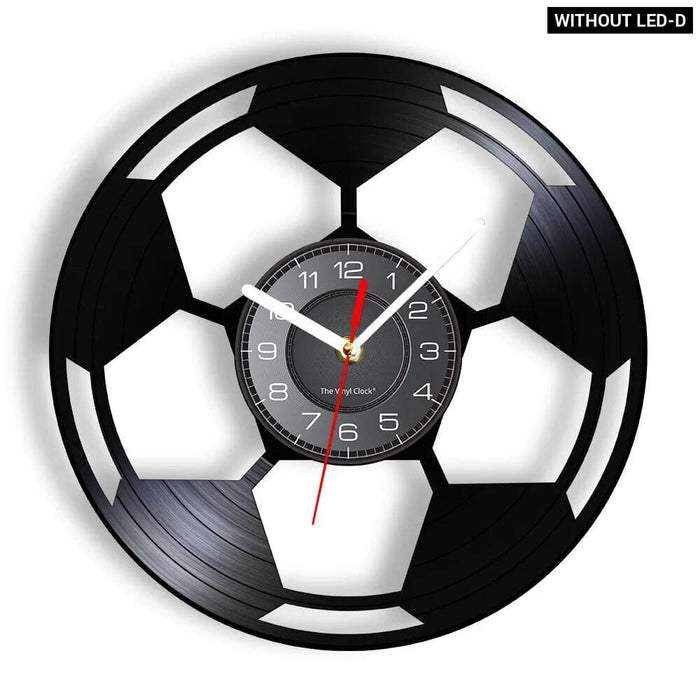 Vintage Soccer Ball Wall Clock
