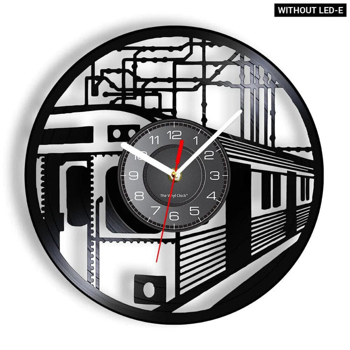 Vintage Steam Locomotive Wall Clock