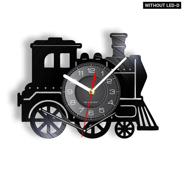Vintage Steam Locomotive Wall Clock