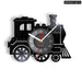Vintage Steam Locomotive Wall Clock