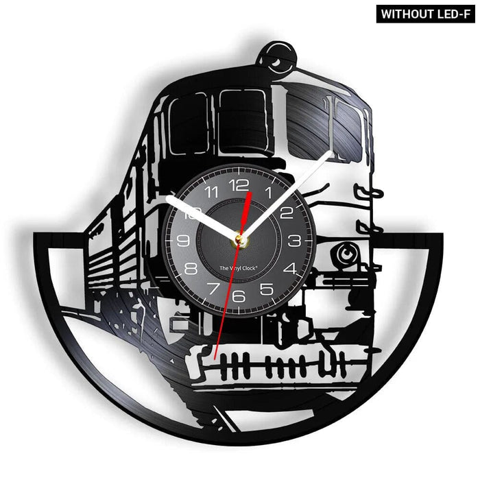 Vintage Steam Locomotive Wall Clock