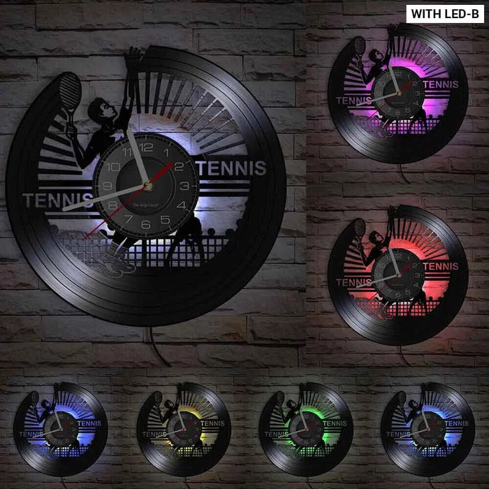 Vintage Tennis Wall Clock