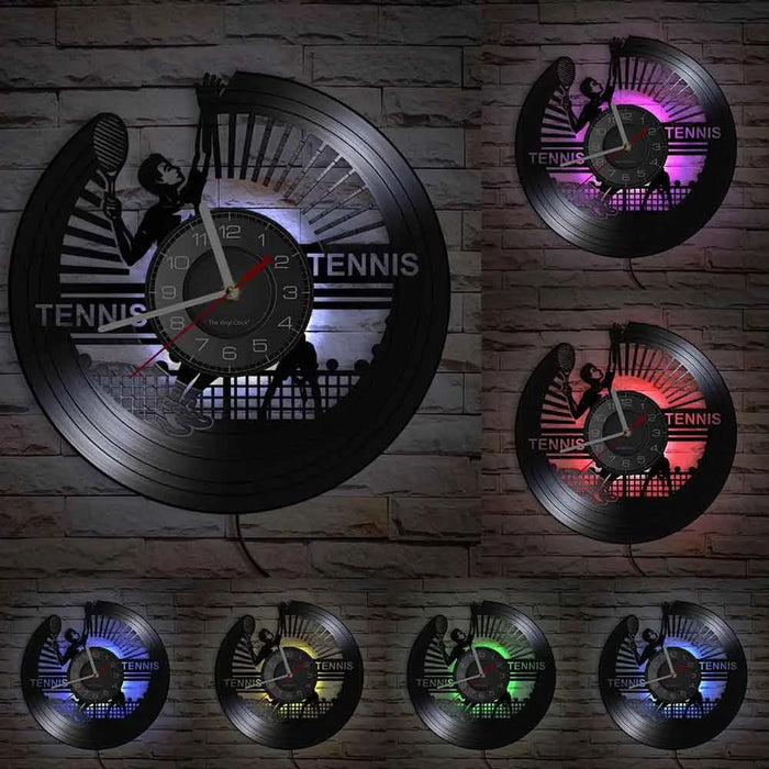 Vintage Tennis Wall Clock