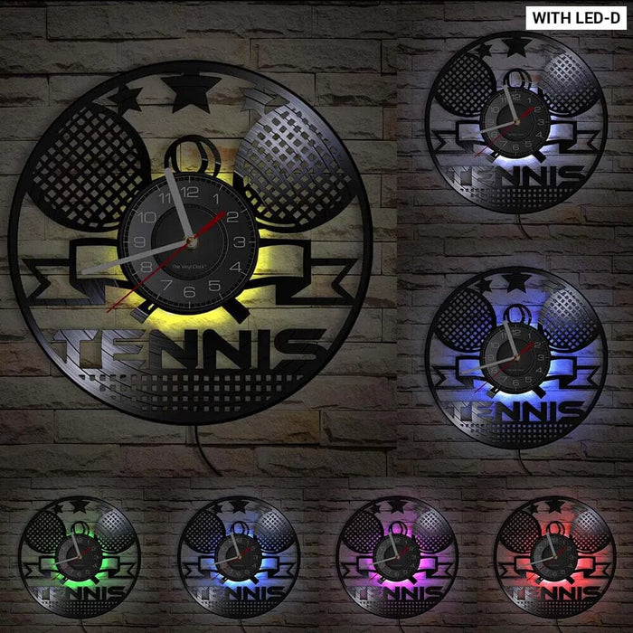 Vintage Tennis Wall Clock